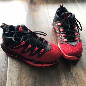 rare red bike air Jordan’s kids size 11c